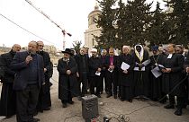 Líderes religiosos de diferentes confesiones, reunidos en Jerusalén, para rezar por la paz en Ucrania