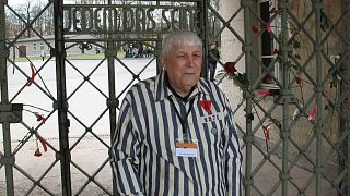 Former Buchenwald prisoner Boris Romanchenko