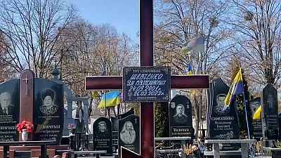 مقبرة في كييف. 
