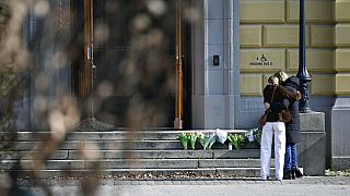 Η είσοδος του σχολείου στο Μάλμε όπου 18χρονος μαθητής σκότωσε δύο καθηγήτριες