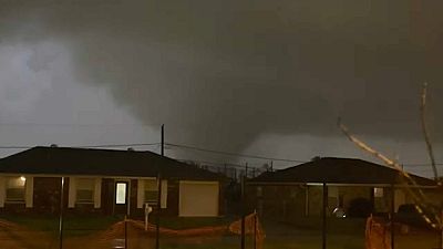 A tornado touched down in the New Orleans area, Louisiana, on March 22.