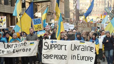 Helsinki has seen protests in support of Ukraine in the weeks since Russia's invasion began