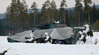 NATO birliklerinin Norveç'te devam eden Soğuk Mukabele (Cold Response) tatbikatı 