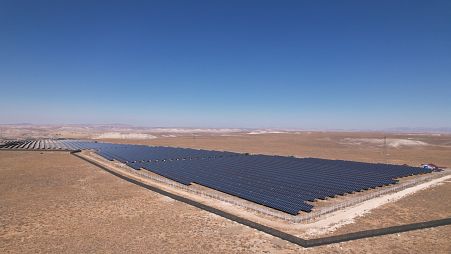 What a solar farm would like on Turkey's coal mines.
