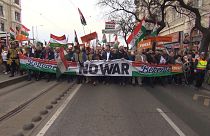 Ungarische Antikriegs-Demo