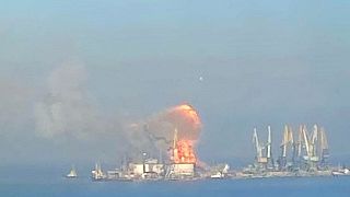 Distrutta una nave russa a Berdyansk