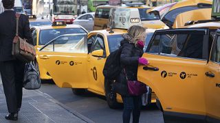 Жёлтые такси Нью-Йорка