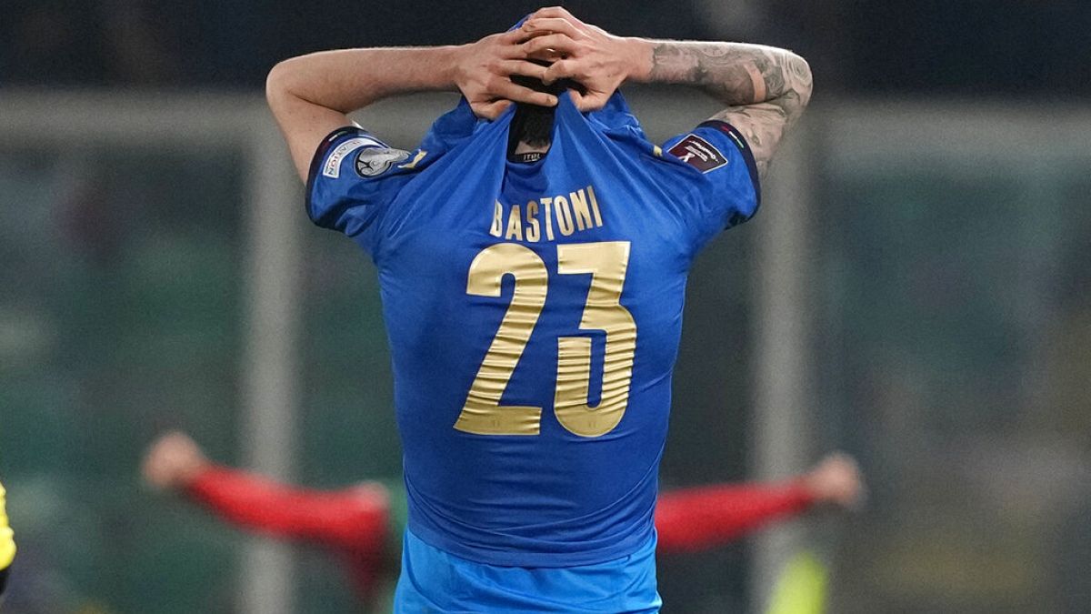 Major shock as European champions Italy fail to qualify for World Cup