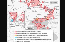 Πολεμικός χάρτης της Ουκρανίας