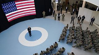Az amerikai elnök a 82. Légideszant Hadosztálynál Jasionkában