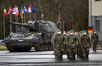 Litvanya'da görev yapan NATO'ya bağlı Alman askeri birliği
