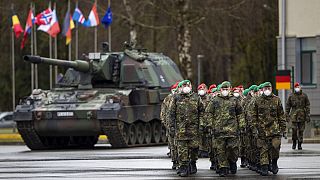 Litvanya'da görev yapan NATO'ya bağlı Alman askeri birliği