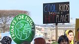 Des jeunes manifestent en Suède pour défendre le climat