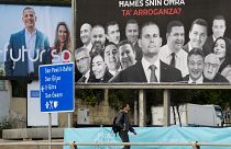 اللوحات الإعلانية الانتخابية في مسيدا بمالطا. 