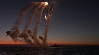 إطلاق صواريخ كرةز روسية من البحر الأسود.