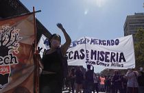 Chile students ask for raise in benefits in first major protest under Boric