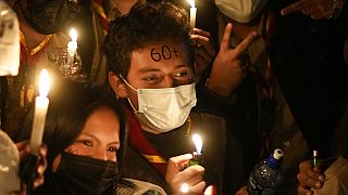 Vigilia en La Paz, Bolivia, con motivo de la Hora del Planeta