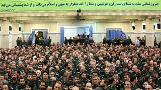 دیدار علی خامنه‌ای با فرماندهان سپاه پاسداران