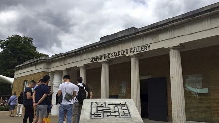 Exterior of the Serpentine Sackler Gallery in Hyde Park, London, July 21, 2019