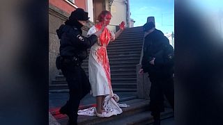 Protest in St. Petersburg: "Mein Herz blutet"