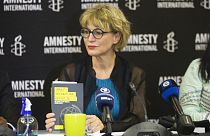 Η γενική γραμματέας της Διεθνούς Αμνηστίας, Ανιές Καλαμάρ