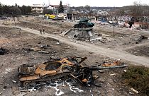İnsansız hava araçları Ukrayna'nın doğusundaki yıkımı görüntüledi