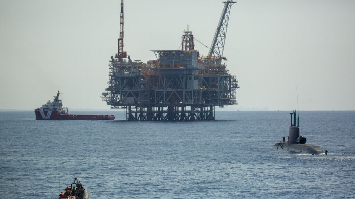 İsrail'in deniz aşırı doğal gaz çıkarım alanı Leviathan