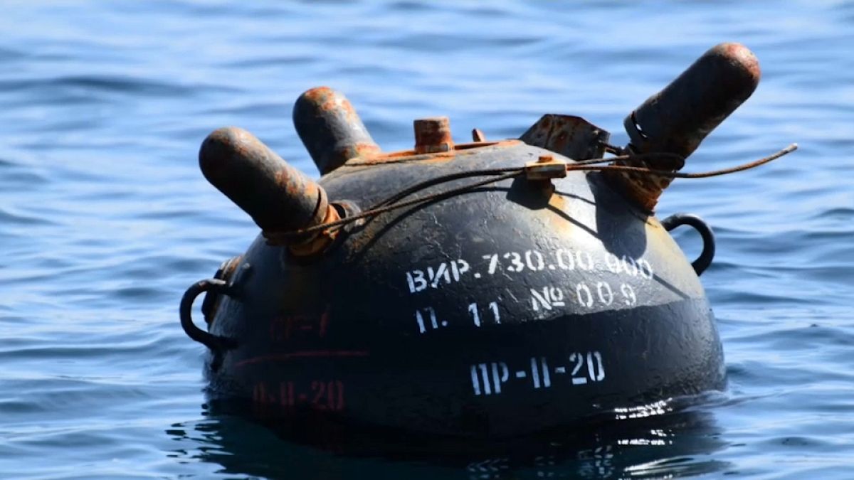 Rumanía desmina sus aguas de los explosivos que traslada el mar por la guerra en Ucrania