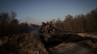 قوات أوكرانية في تروستيانتس