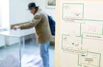 Levélszavazatok leadása a csíkszeredai főkonzulátuson 2018-ban