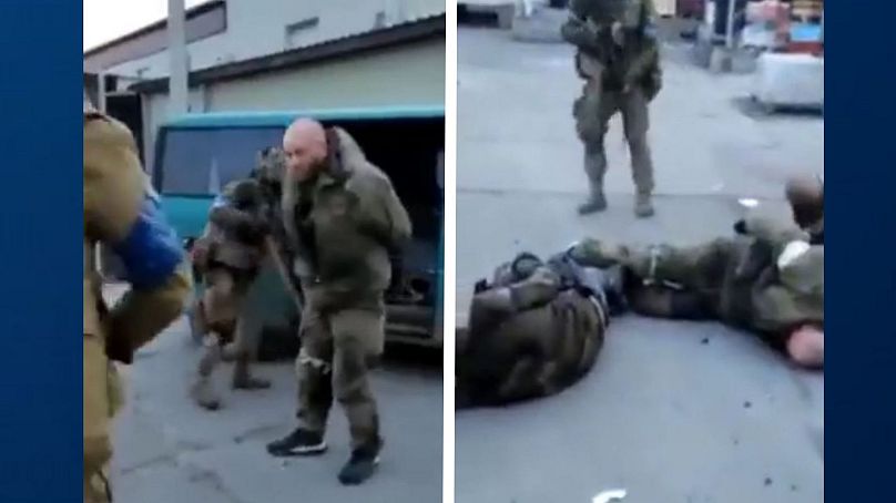Ukraine war: Investigations launched into video of alleged torture of Russian prisoners | Euronews
