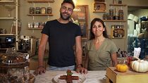 Ghalia Alul and Nabih Al Momaiz opened the award-winning vegan eatery 'Little Erth'.
