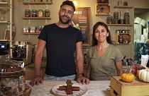 Ghalia Alul and Nabih Al Momaiz opened the award-winning vegan eatery 'Little Erth'.