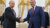 Vladimir Poutine et Anatoli Bibilov