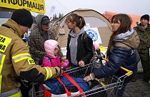 Refugiados ucranianos na Polónia
