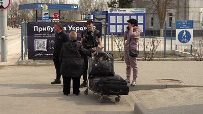 استقبال اللاجئيين الأوكرانيين في مولدوفا.