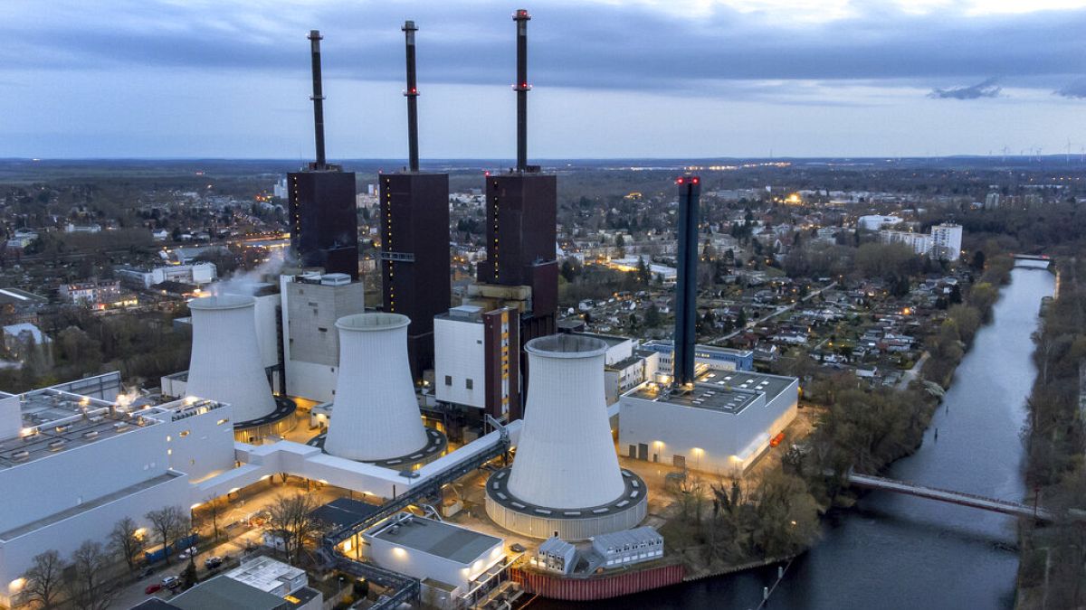 Газовая электростанция в Лихтерфельде в Берлине, 30 марта 2022