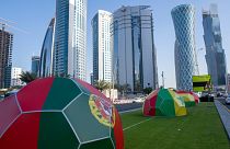As várias seleções representadas no Mundial estão a colorir Doha