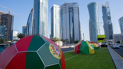 As várias seleções representadas no Mundial estão a colorir Doha