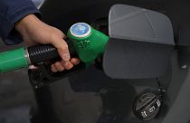 Eine Tankstelle in Amsterdam im April 2022