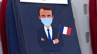 Socks featuring Emmanuel Macron