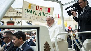 Papst Franziskus während seines Malta-Besuches