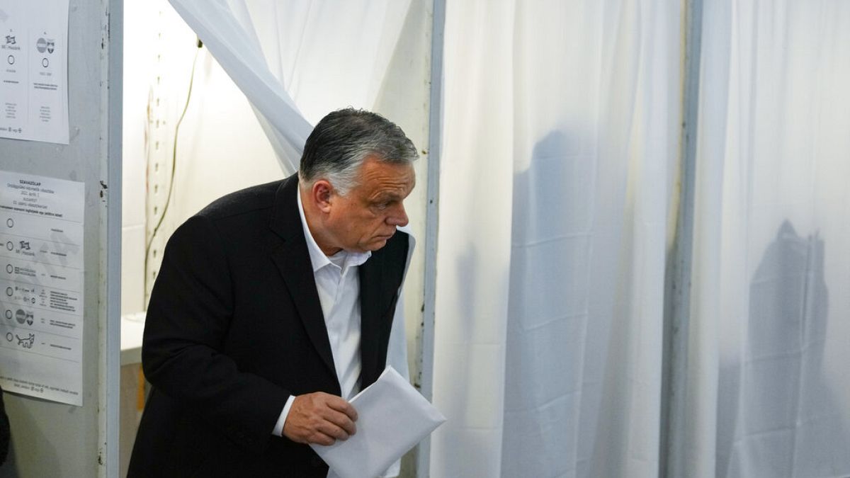 Viktor Orban alle urne, Ungheria, 3 aprile 2022 