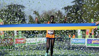 Kenyan Judith Jeptum breaks women's record at Paris marathon