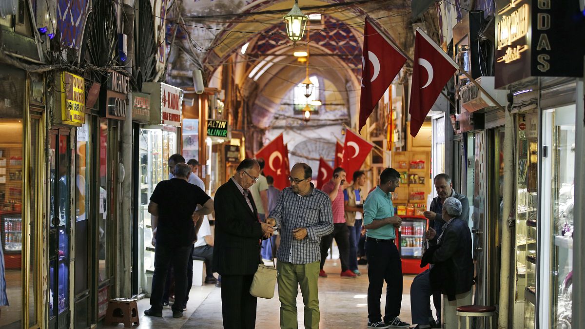 صورة أرشيفية لأحد أسواق اسطنبول، 2018