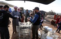 مساعدات غذائية قبل الإفطار