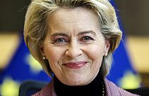 Ursula von der Leyen bizottsági elnök Brüsszelben