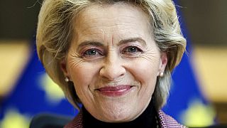 Ursula von der Leyen bizottsági elnök Brüsszelben