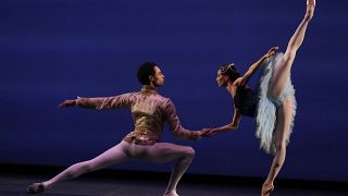 Ukrainian and Russian dancers took part in a benefit show at the San Carlo Theatre to raise funds for efforts in Ukraine