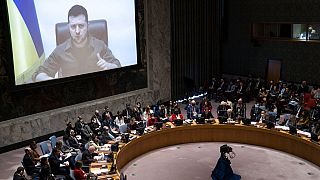 Intervenção de Volodymyr Zelenskyy no Conselho de Segurança da ONU